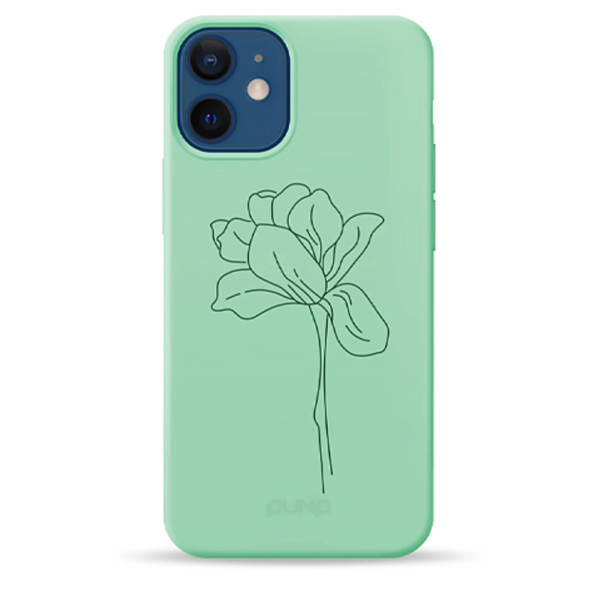 Чохол Pump Silicone Minimalistic Case for iPhone 12 mini - Bloom Flower (PMSLMN12(5.4)-7/301)